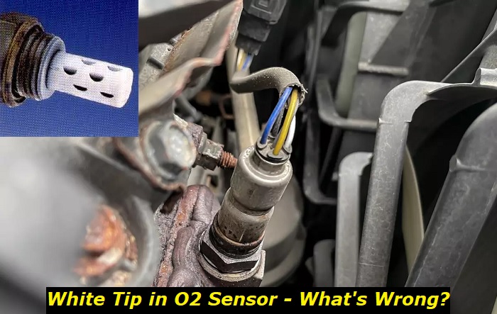 o2 sensor white tip